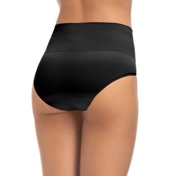 Gloria Vanderbilt Ladies' Seamless Shaping Brief 2-pack Black XL - Picture 2 of 2